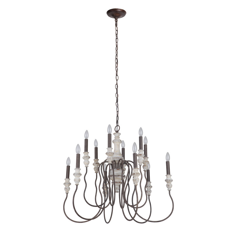 Style bougie classique/traditionnel 12 lumières lustre Duke