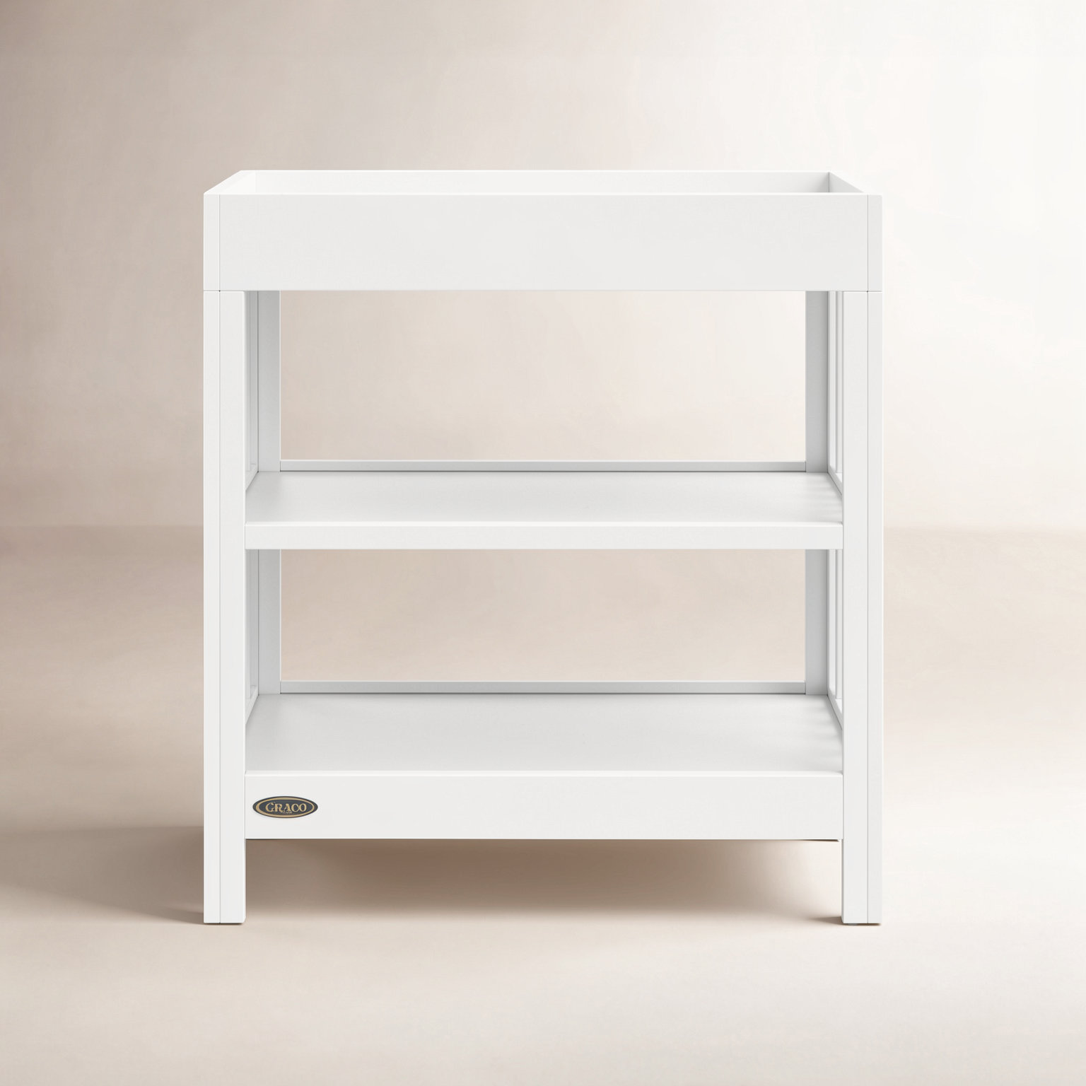 Teddi Changing Table with Pad, White