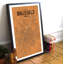 Brussels City Map - No Frame Print-1107039108