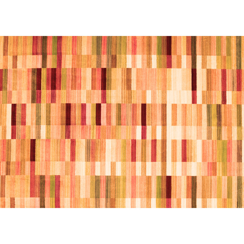 Tapis contemporains orange 539, Rectangle 4 pi x 6 pi