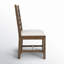 Chaise rembourrée en bois massif Kinston