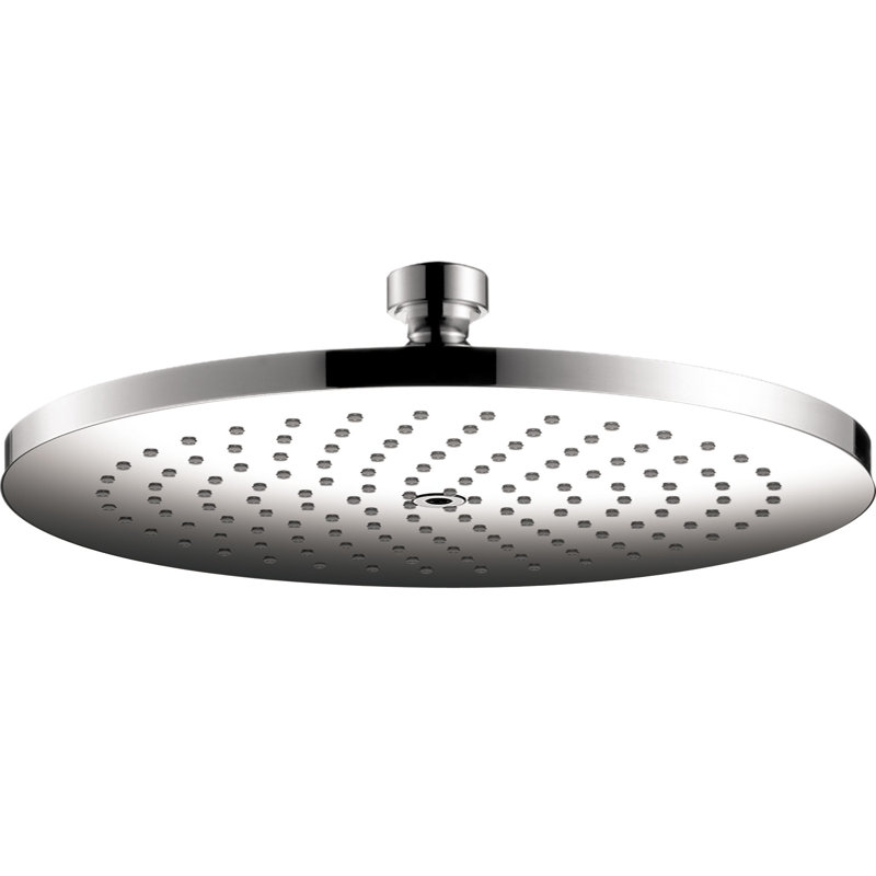 AXOR Starck Shower Head 240 1-Jet, 2.5 GPM, Chrome, 1.75 GPM