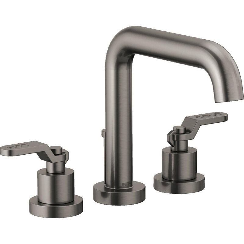 Litze® Roman Tub Faucet, Luxe Steel, Industrial Lever