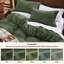 Housse de couette en microfibre Literie très grand californien - ensemble de literie très doux en coton prélavé (ensemble de 3)-1558599605-1558598723