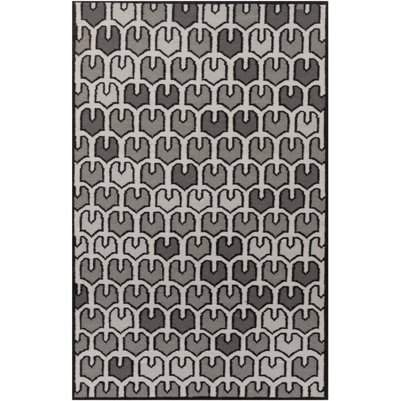 Criss Wool Geometric Indoor Rug, Rectangle 2' x 3'