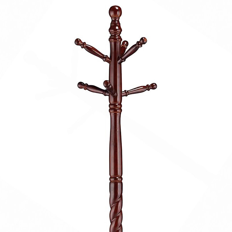 Portemanteau avec poteau torsadé