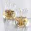 Bunny-Inspired Glass Cabinet Knob with Brass Base