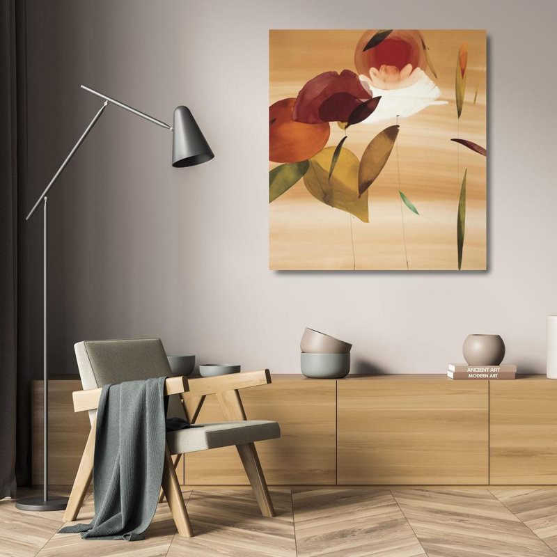 Art graphique sur toile tendue Wrell Studio ™ Abellan, Lola: Floral Inspiration II