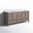 Overstreet 73'' Double Bathroom Vanity with Carrara Marble Top-1978334385