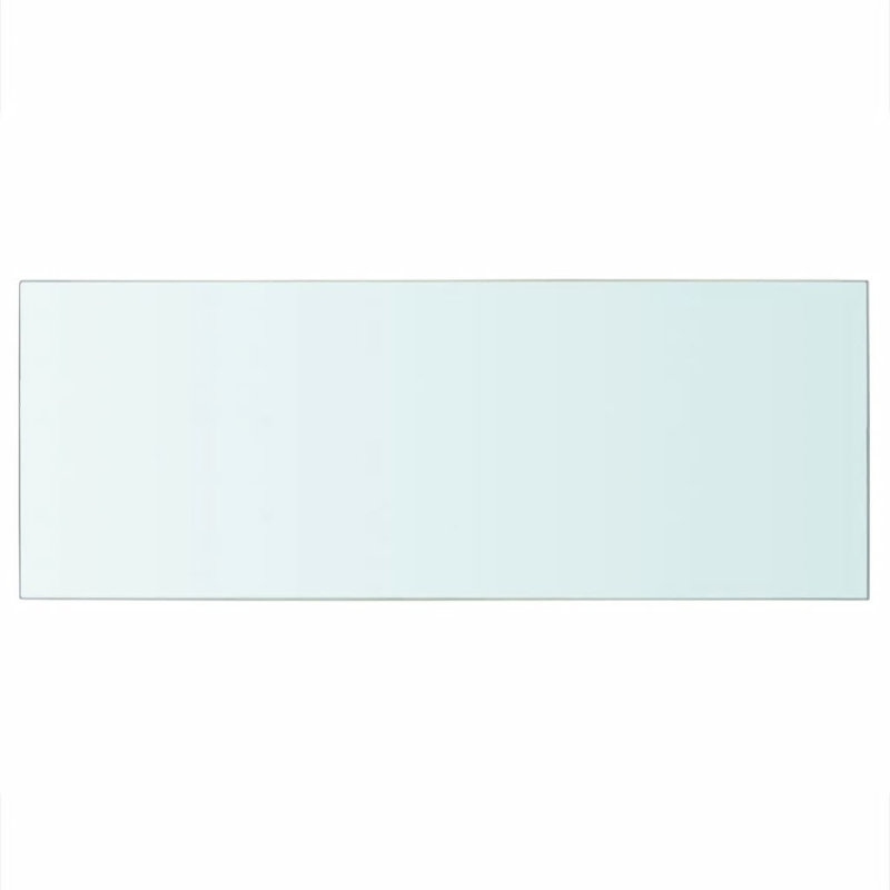 Glass Floating Shelf, 0.8cm H x 60cm W x 25cm D