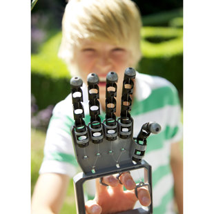 4M: KidzLabs: Robotic Hand - Construisez le vôtre, trousse de main de jouets de préhension, artisanat de gadget de bricolage, Explorez les principes de l'animation, Jeu de tige pour enfants de 8 ans et plus