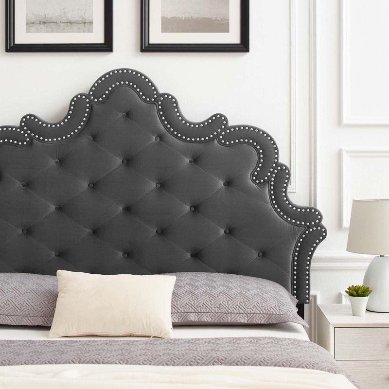 Tête de lit Arabella, Simple, Anthracite