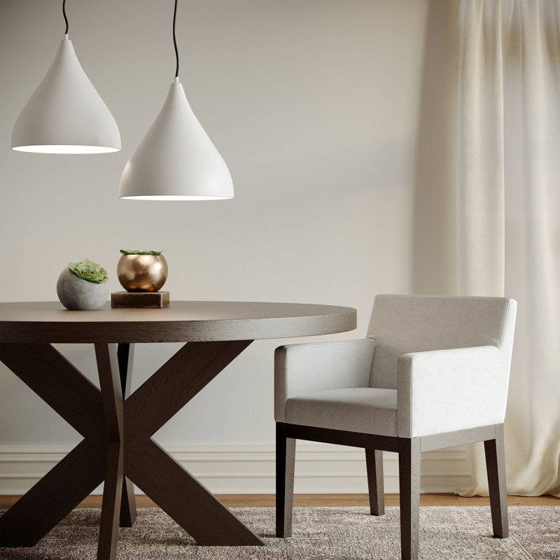 1 - Light Pendant, 152" H x 14" W x 14" D, Matte White