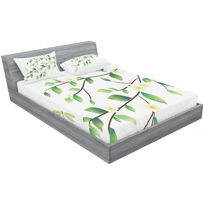 Microfiber Sheet Set, Full Sheet Set with Fitted Sheet