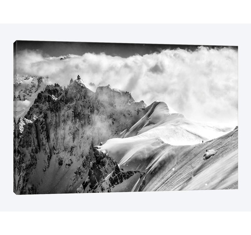 « grand-vers » par alex buisse, reproduction d’impression sur toile tendue, H 12 po x l 18 po x P 1,5 po, Toile tendue