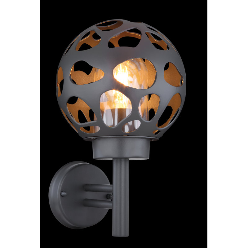 Corington Black Outdoor Wall Lantern