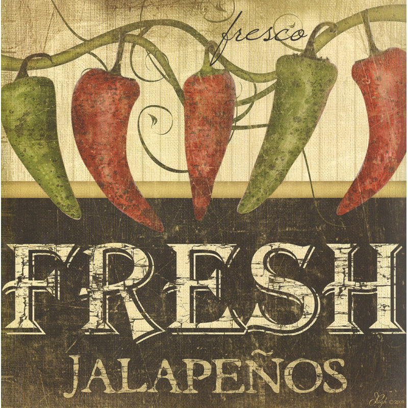 Fresh Jalapenos, 20" H x 20" W