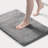 Marshmallow Bath Rug With Soft Texture, Quick Dry And Absorbent, , Non-Skid Backing, 20X24, Grey 100% Incredibly Rug, 20"W X 24"L, , High Pile, , Machine Washable, Absorbent-1038179987-1038179977
