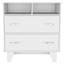 Commode à double tiroir Arabi, chambre à coucher, blanc-1937539431