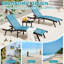 2 PCS All Weather Pool Lounge Chairs Ergonomic Design With Adjustable Backrest-2081319153