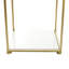 Ã‰tagÃ¨re de rangement Osbie Marble Gold avec 3 tablettes en marbre-891268548