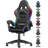 Reclining Gaming Chair with LED Lights and Headrest-943278517