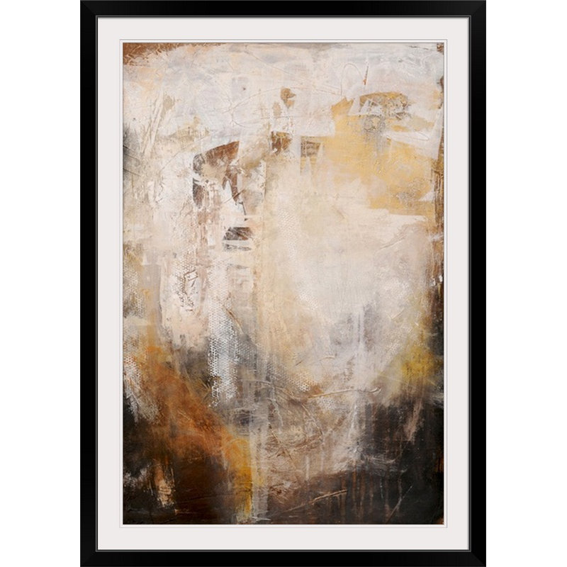 «Turning Echos» par Frisco, impression, Cadre noir, H 26 po x l 20 po x P 1 po