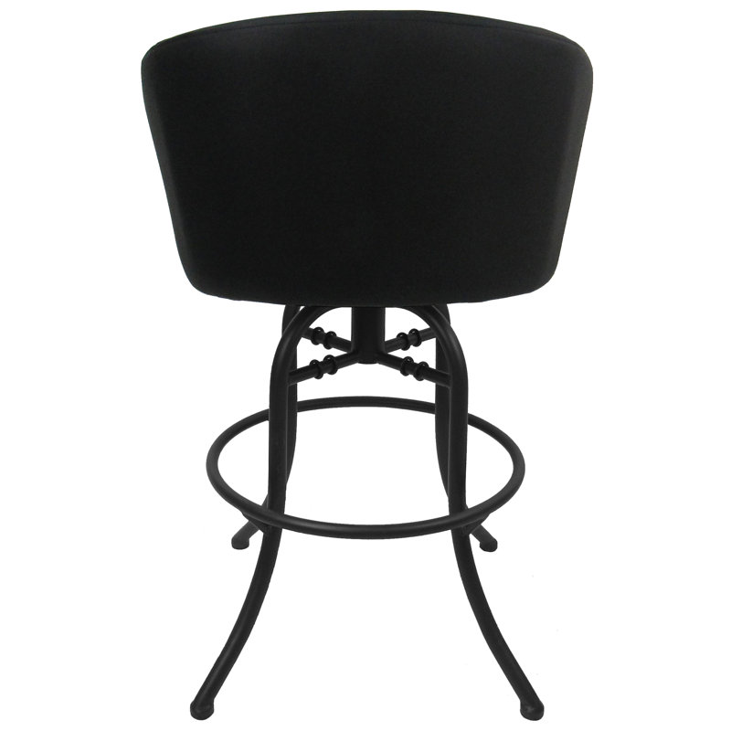 Hyypio Swivel Counter & Bar Stool, Black Lava, Counter Stool (26” Seat Height)