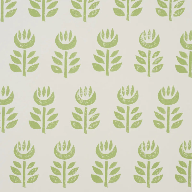 Rosenborg Wallpaper, Green
