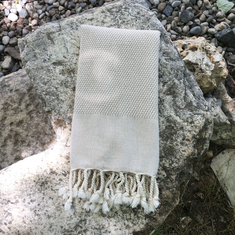 Cotton Bath Towel, Beige