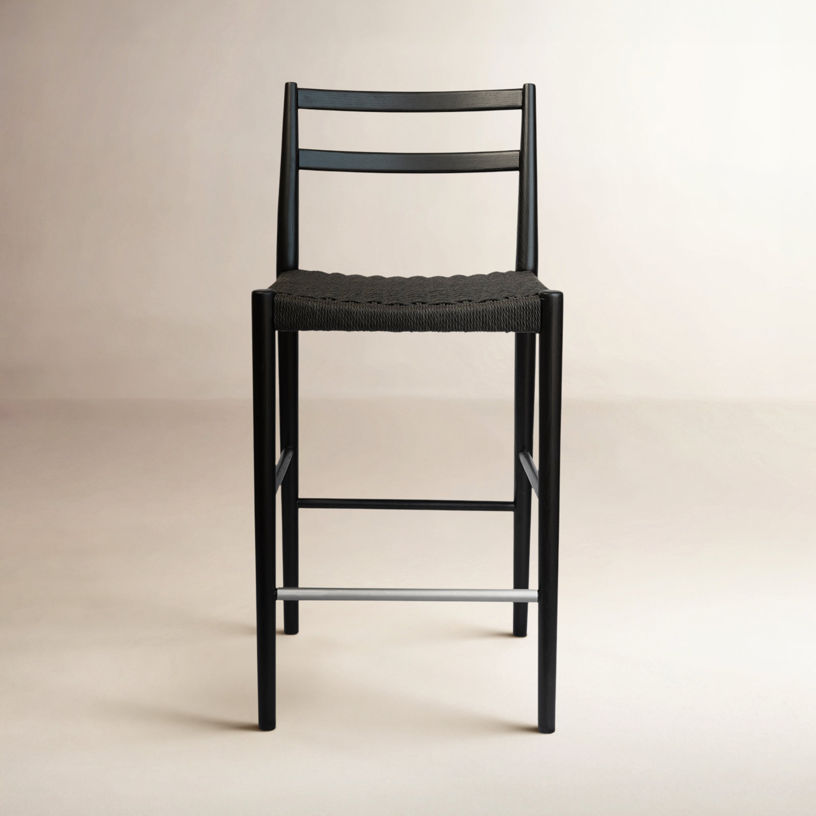 Derrek 26" Bar Stool, Black