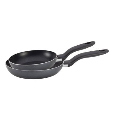 8.5-11 in. T-Fal Initiatives Ceramic Fry Pan Set, Black