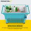 Permasteel 80 Qt. Furniture Style Rolling Patio Cooler-50807120