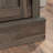 File Credenza With Adjustable Shelf, Brown Finish