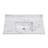 37'' Single Bathroom Vanity Top with Sink