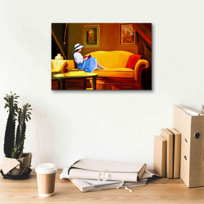 " Lady Reading 1 " by Ata Alishahi