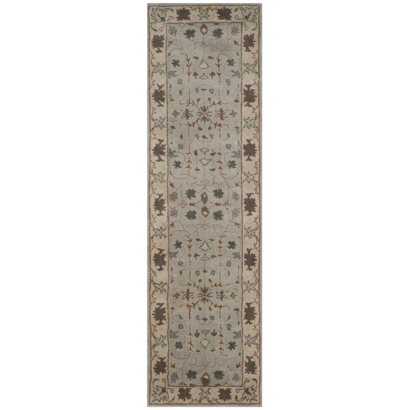 Tressler Hand Tufted Wool Oriental Rug, Runner 2'3" x 12'