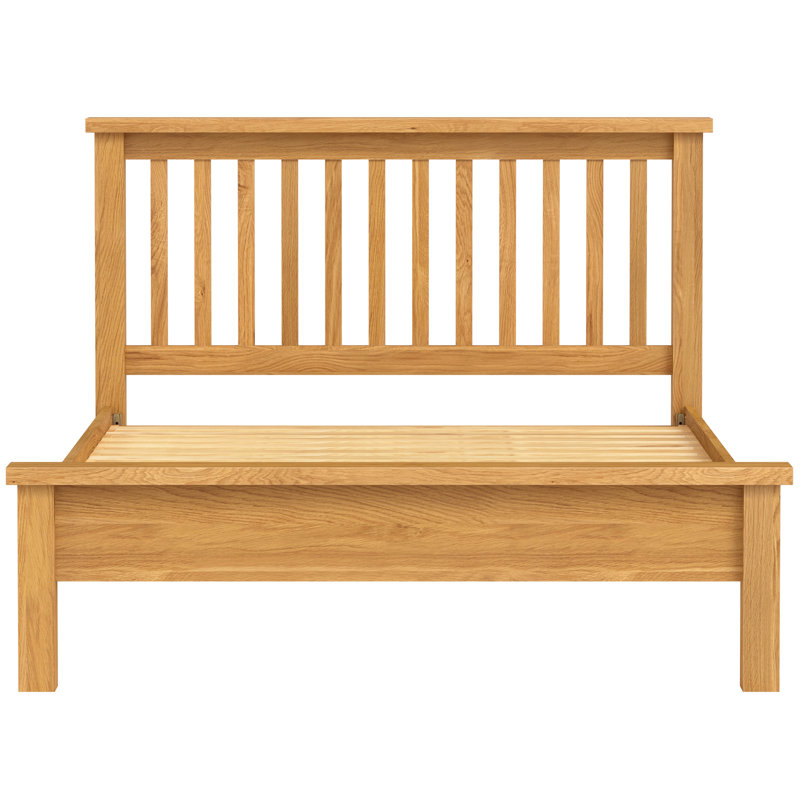 Dover Solid + Manufactured Wood Bed, Double (4'6)