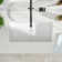 Kichae 28" L Glossy Ceramic Rectangular Undermount Bathroom Sink with Overflow