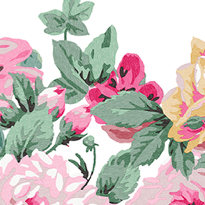 Murale rose Laura Ashley Aveline