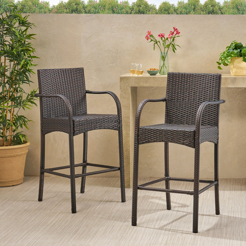 Tabouret de bar Cascada Kd, Brun