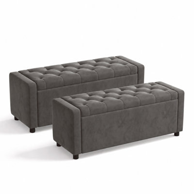 Banc de rangement rembourré Benedetto