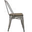 Quatre chaises d'appoint en acier Modway Promenade-22363481
