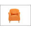 Fauteuil d'appoint rembourré avec pieds en bois-93611481