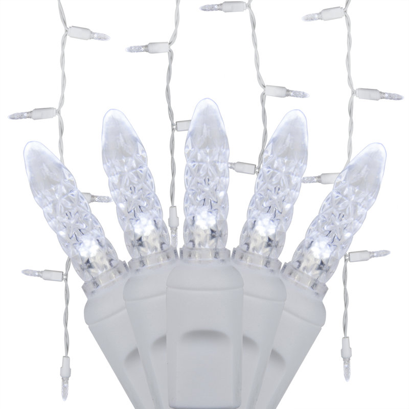 LED Icicle Lights, Cool White