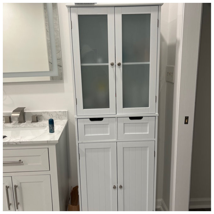 Zipcode Design Hunsberger 23.6'' W x 67'' H x 11.4'' D Linen Cabinet with  2 Drawers & Reviews | Wayfair