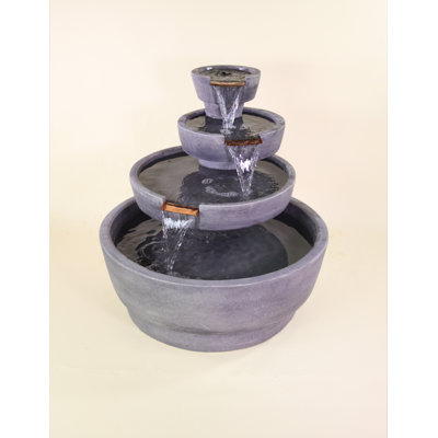 Hand Crafted Weather Resistant Cascade Fountain