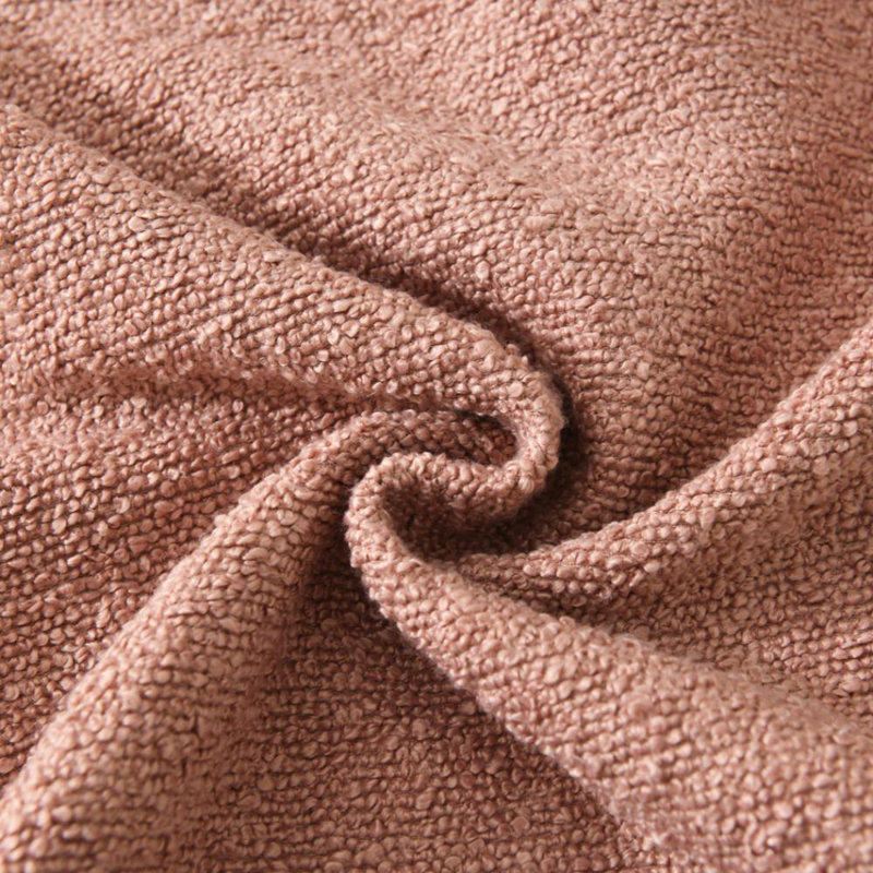 Housses de coussin texturées, Rose, Rectangle 12"H x 20"W