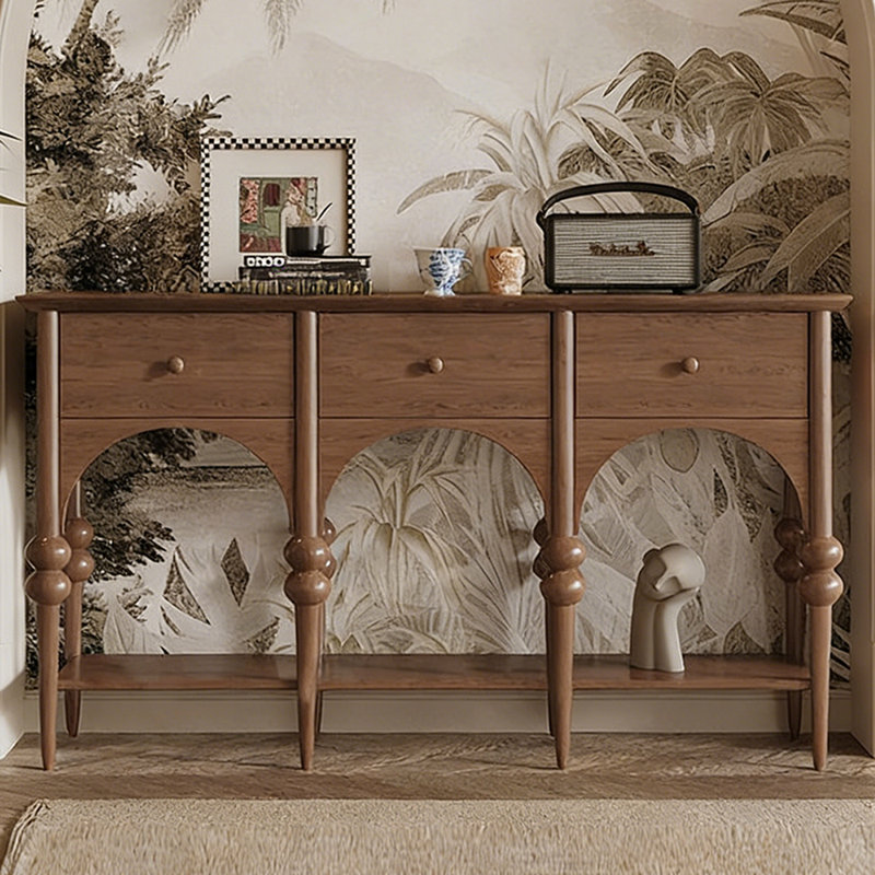 Nordic retro simple console table