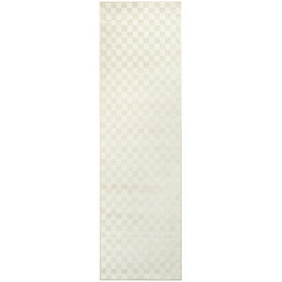 Gracie Oaks Corrigan  Ivory Modern Indoor Rug